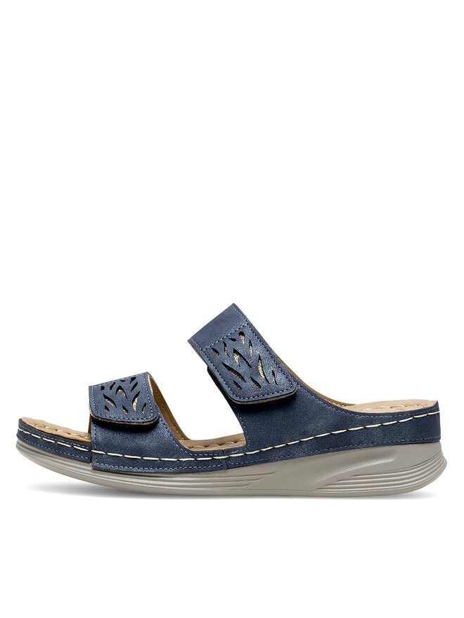 Clara Barson Pantoletten Clara Barson WYL05010-11 Blau