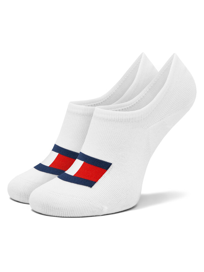 Tommy Hilfiger Kotníkové ponožky Unisex Tommy Hilfiger 701228224 Bílá