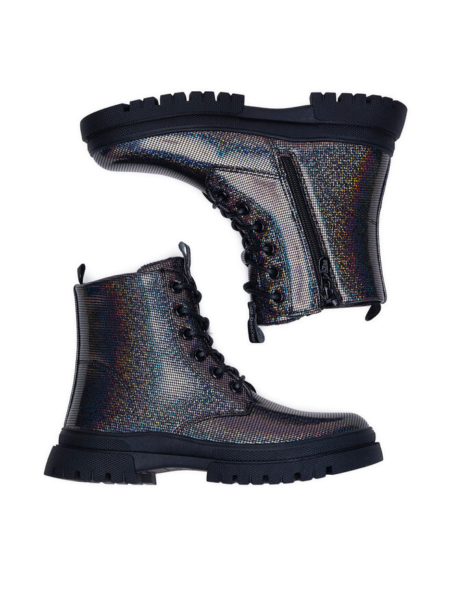 DeeZee Botines planos DeeZee CIC-JACK45 Negro