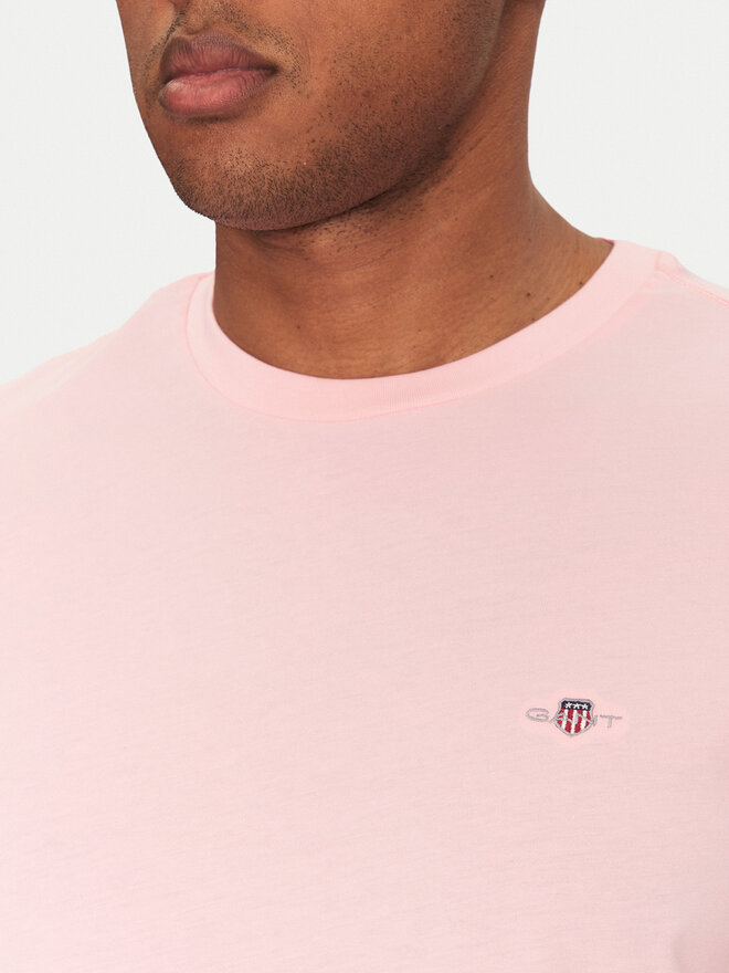 Gant Gant Camiseta Shield 2003184 Rosa Regular Fit
