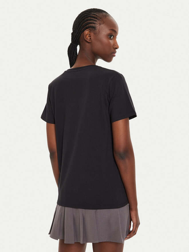Pepe Jeans Pepe Jeans Camiseta Fiore PL505948 Negro Regular Fit