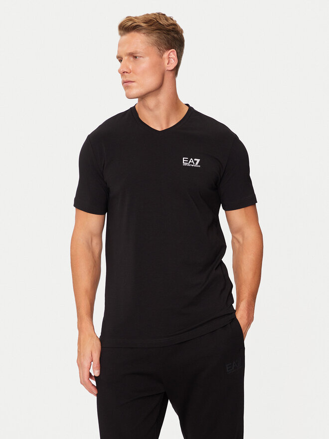 EA7 Emporio Armani EA7 Emporio Armani Camiseta 8NPT27 PJVQZ 1200 Negro Regular Fit