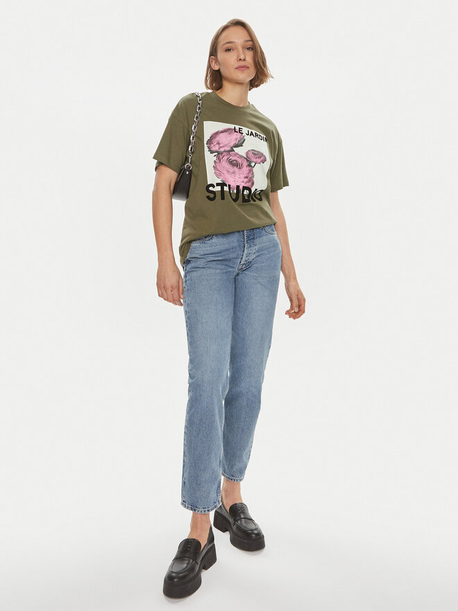ONLY ONLY T-Shirt Pixie 15316702 Grün Regular Fit