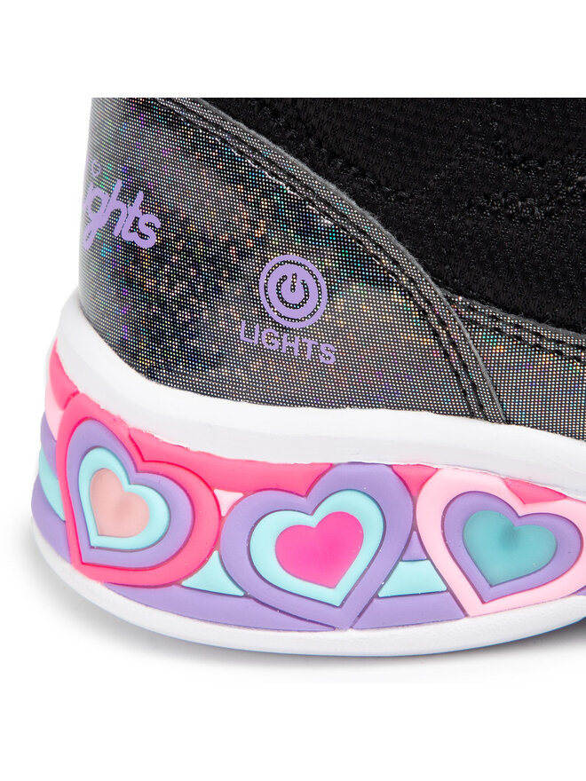 Skechers Апрески Skechers Heart Hugger 302666L/BKMT Черен