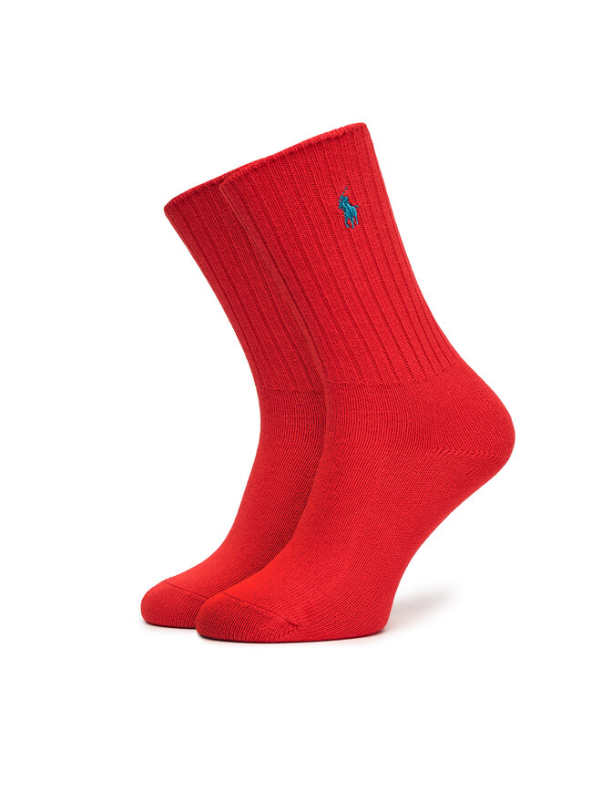 Polo Ralph Lauren Hohe Herrensocken Polo Ralph Lauren 455846847011 Rot