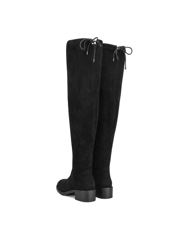 JENNY Cizme lungi muschetar JENNY WS6500-01 Negru