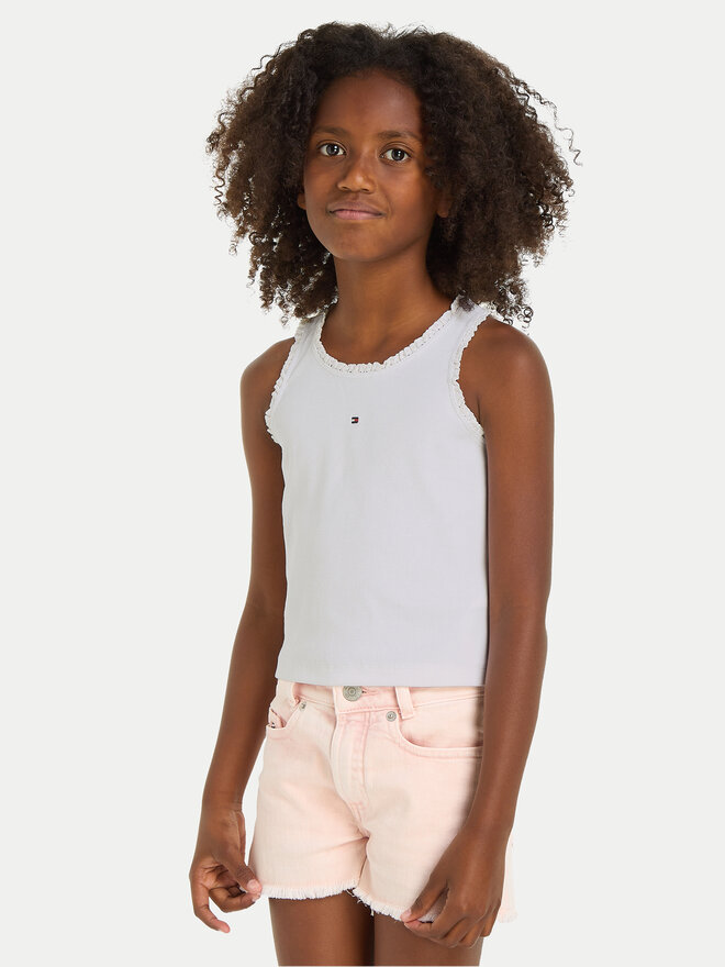 Tommy Hilfiger Tommy Hilfiger Top Essential KG0KG07905 Blanco Regular Fit