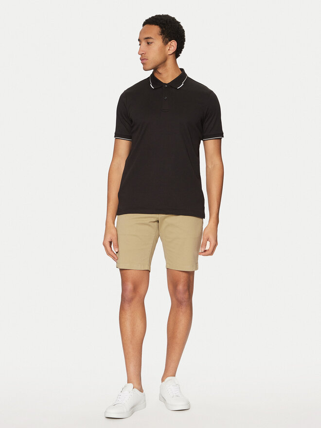 Calvin Klein Calvin Klein Polo marškinėliai K10K114130 Juoda Regular Fit