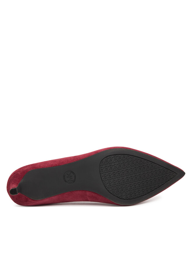 MICHAEL Michael Kors Čevlji z visoko peto MICHAEL Michael Kors Alina 40R3ALMP1S Bordo rdeča
