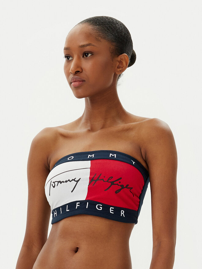 Tommy Hilfiger Tommy Hilfiger Varrásmentes melltartó UW0UW05608 Sötétkék