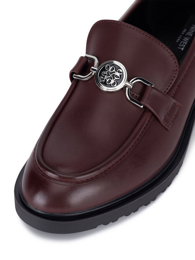 Nine West Mokasyny Nine West WFA3043-1A Bordowy