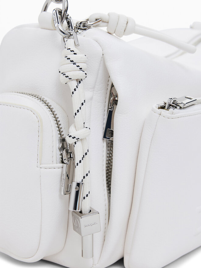 Desigual Дамска чанта Desigual 25SAXPBE Бял