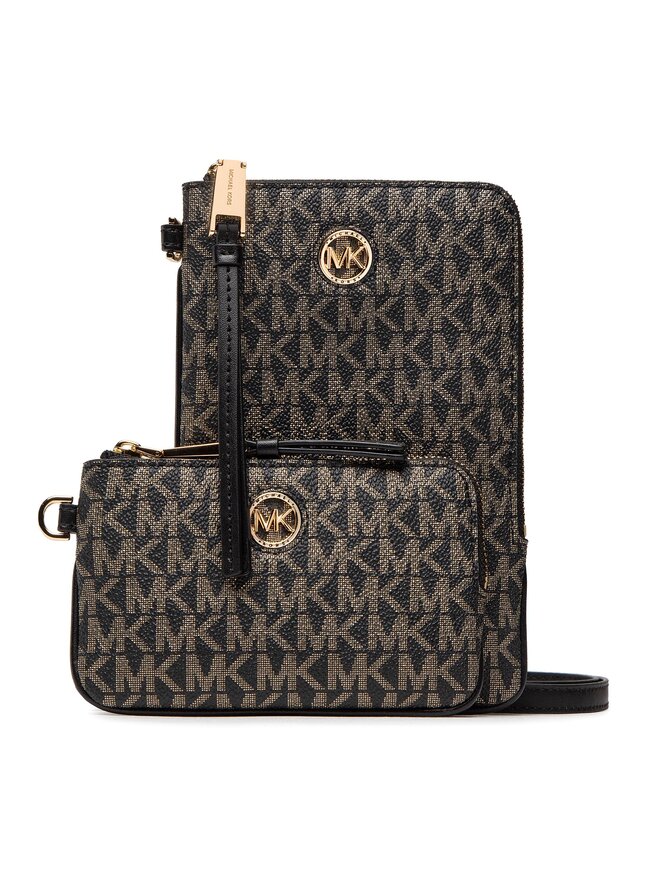 MICHAEL Michael Kors Handy-Etui MICHAEL Michael Kors Heritage 34F2G5HN6O Schwarz