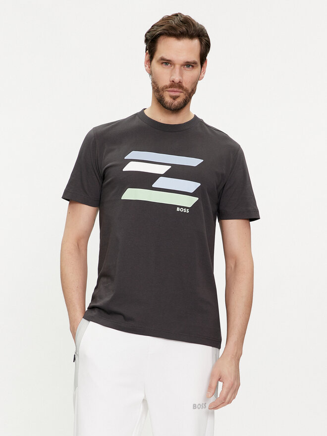 BOSS BOSS Camiseta 50513005 Negro Regular Fit