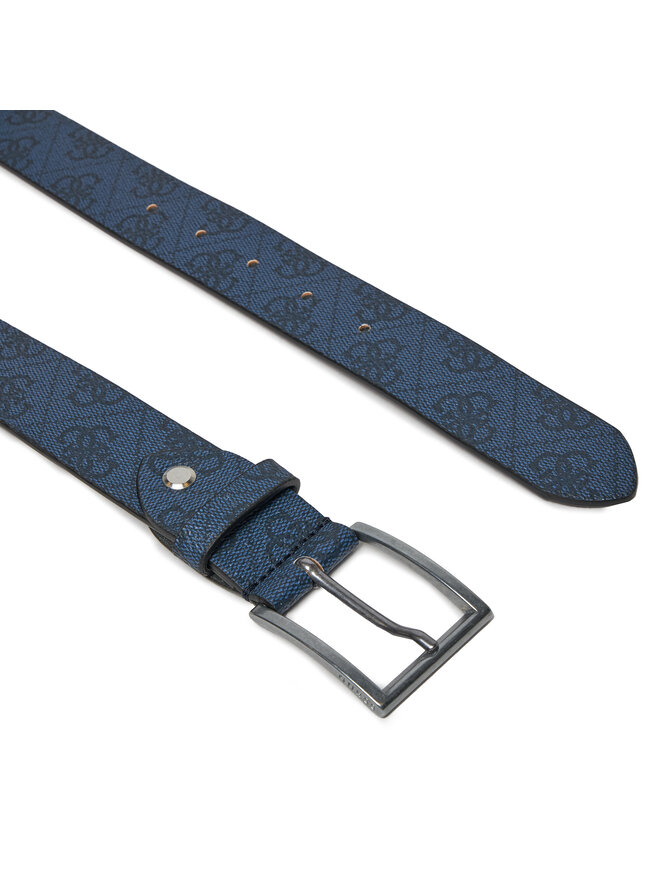 Guess Férfi öv Guess Vezzola Belts BM7781 P3435 Sötétkék