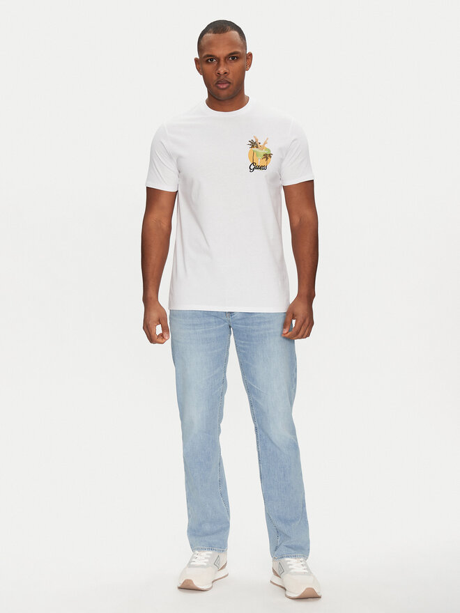 Guess Guess Camiseta M5GI58 KBW41 Blanco Regular Fit