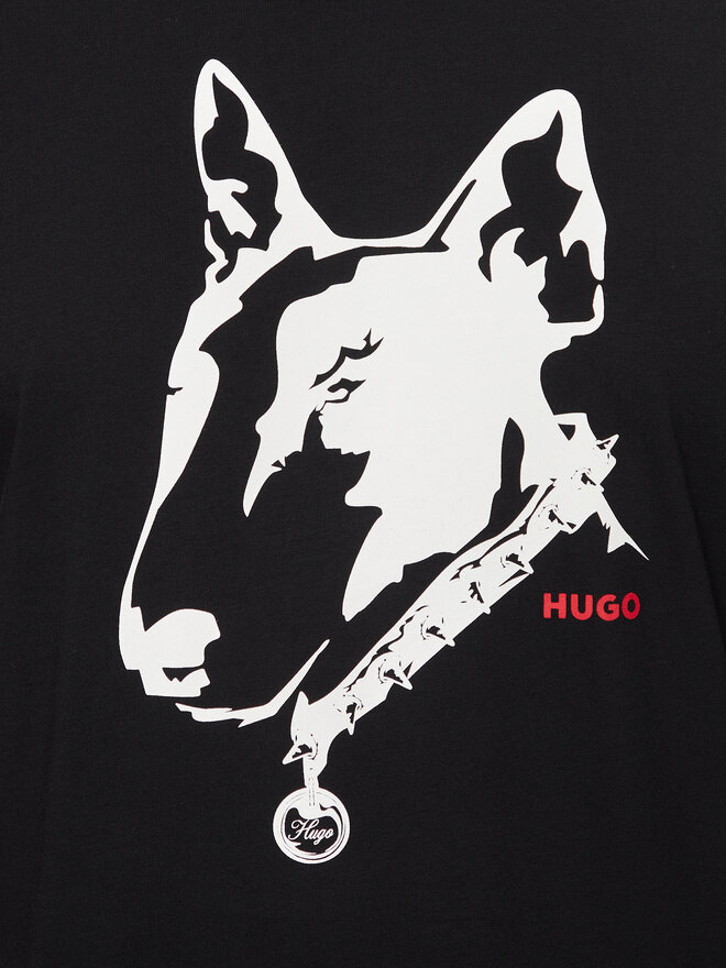 HUGO HUGO Camiseta Dammock 50504916 Negro Regular Fit