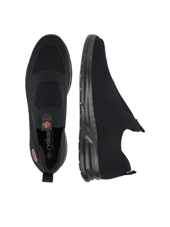 Rieker Sneakersy Rieker B7365-00 Čierna