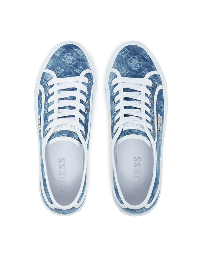Guess Sneakersy Guess FLJJX7 FAL12 Modrá