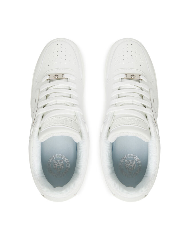 Plein Sport Sneakersy Plein Sport Viper I // GEN.X.05 SAES USC0737 STE003N Biela