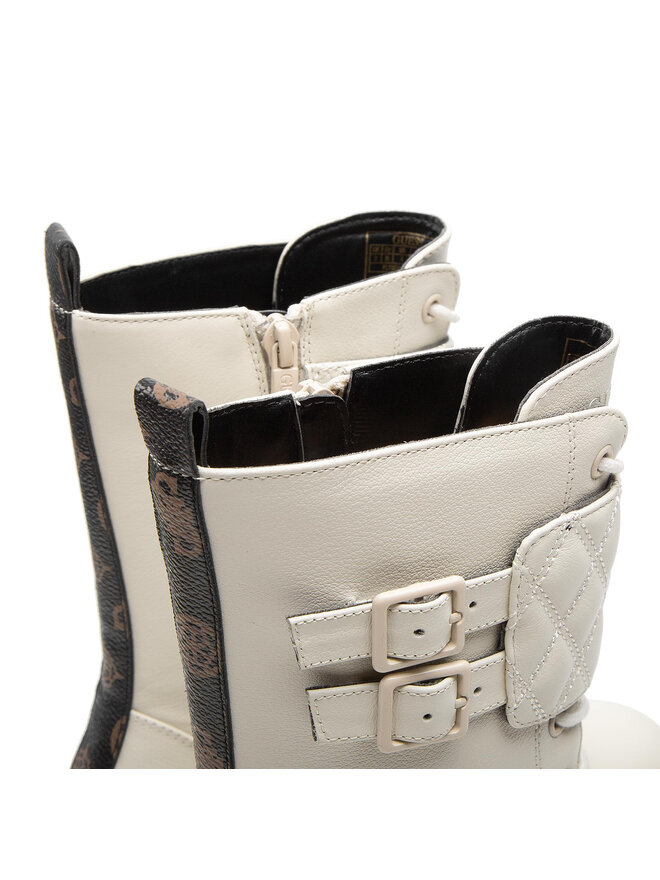 Guess Туристически oбувки Guess Sery FL7SER LEA10 Бял