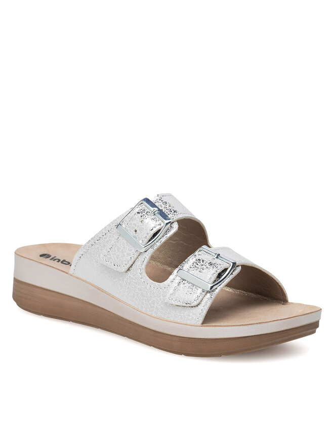 Inblu Klapki Inblu FT020400 Srebrny