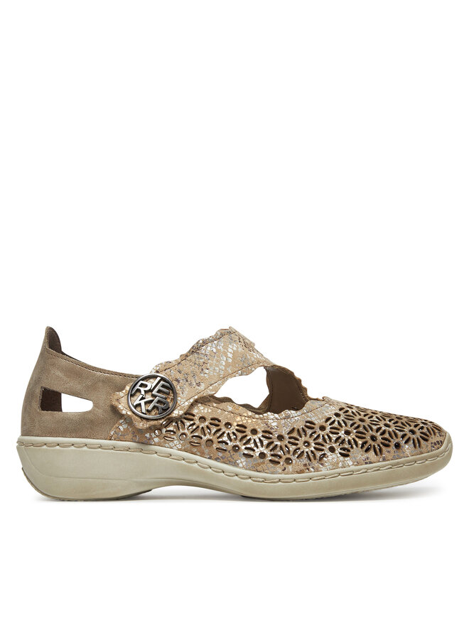 Rieker Halbschuhe Rieker 413G4-90 Beige