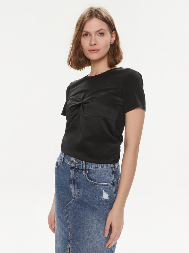 Sisley Sisley T-Shirt 3LRJL104Z Μαύρο Regular Fit