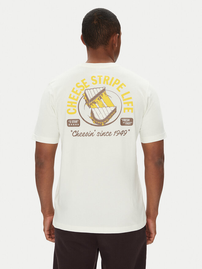 adidas adidas Camiseta Food Grilled Cheese Graphic JM6459 Blanco Regular Fit