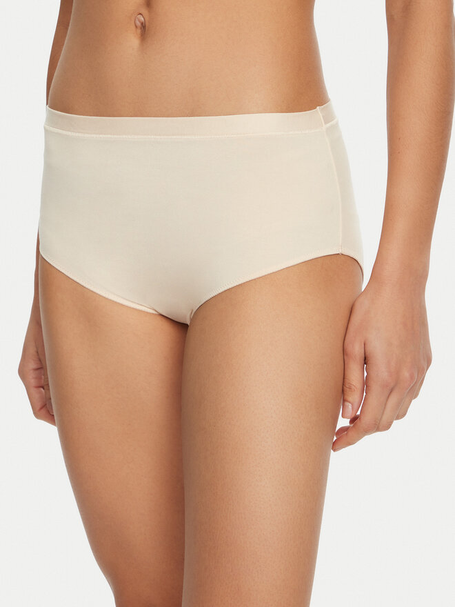 Triumph Triumph Set 2 parov klasičnih spodnjih hlačk z visokim pasom Sense Of Modal 10224762 Écru