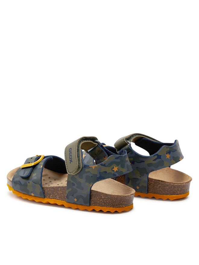 Geox Sandály Geox B Sandal Chalki Boy B922QA 00454 C3375 S Zelená