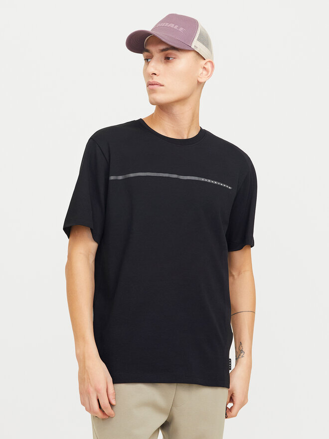 Jack&Jones Jack&Jones T-Shirt Fusion 12273120 Schwarz Regular Fit