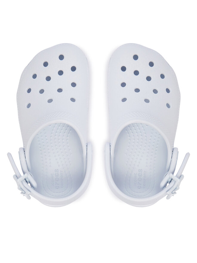 Crocs Pantoletten Crocs Classic Star Buckle Clog 214369 Hellblau