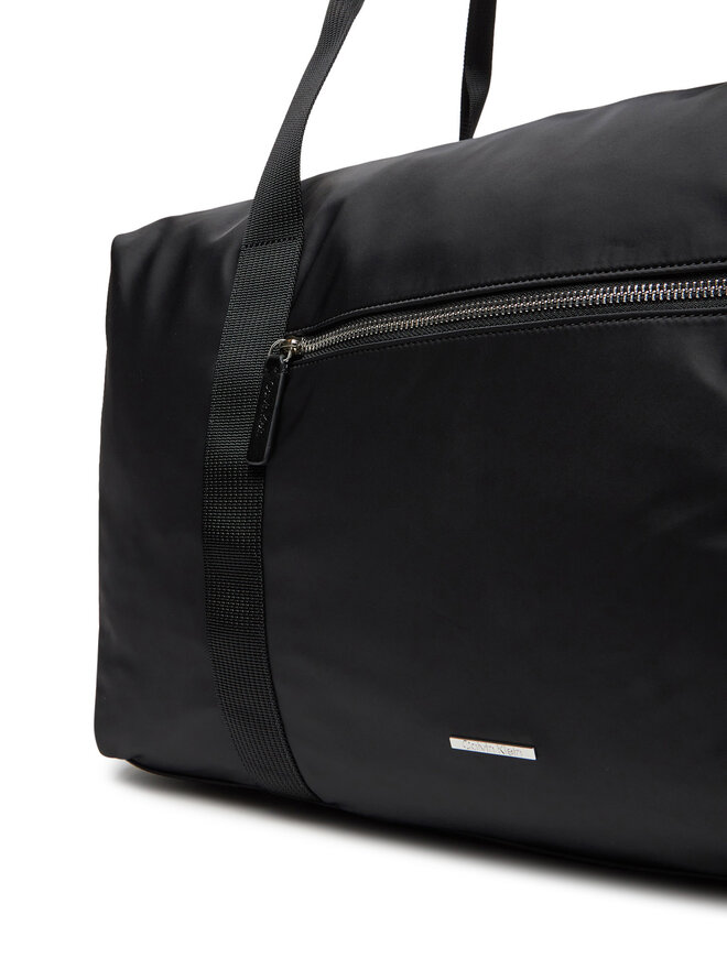 Calvin Klein Σάκος Calvin Klein Sleek Nylon Weekender Bag LV04D3043G Μαύρο