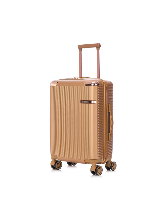 Semi Line Βαλίτσα Καμπίνας Semi Line T5663-3 Χρυσό