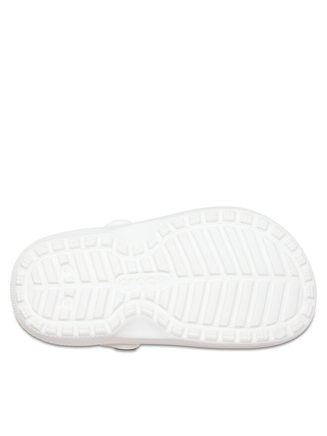 Crocs Klapki Crocs Classic Lined Clog Kids 207010 Biały