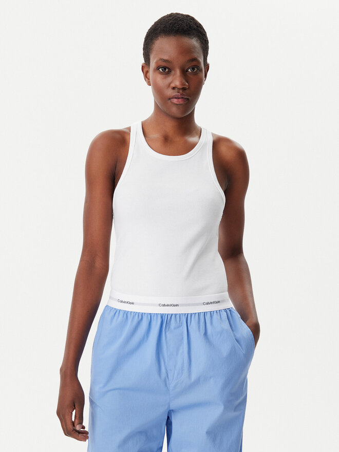 Calvin Klein Underwear Calvin Klein Underwear Τοπ LV00QS7492 Λευκό Slim Fit