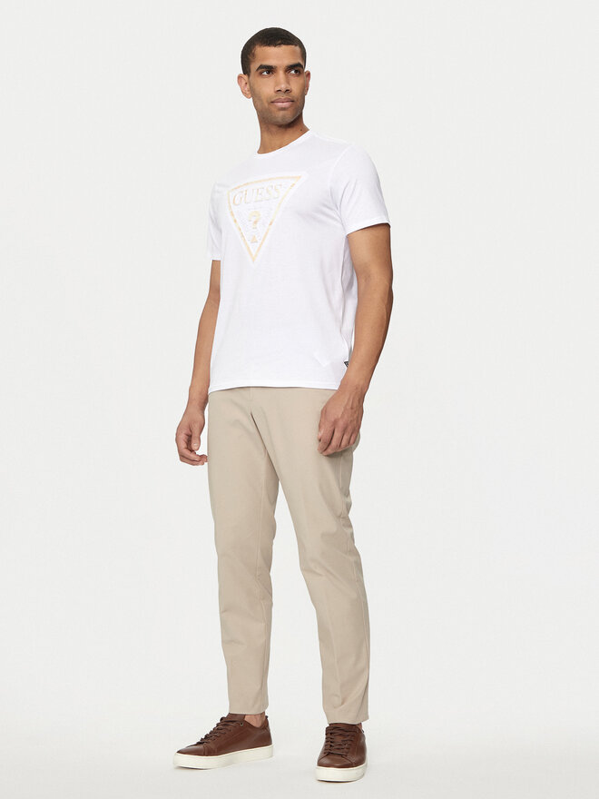 Guess Guess T-Shirt M4YI86 K9RM1 Λευκό Slim Fit
