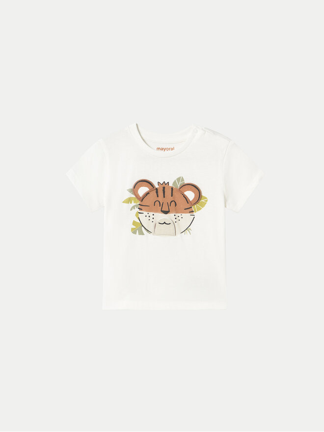 Mayoral Mayoral Camiseta 1055 Blanco Regular Fit