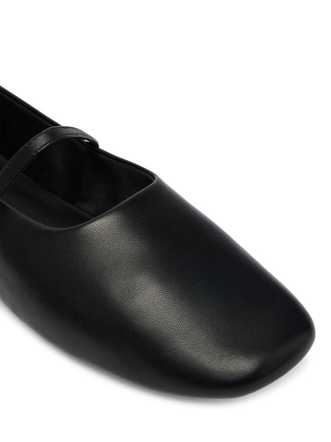 Calvin Klein Ballerinas Calvin Klein Oblique Ballerina Mj Lth Hdw HW0HW02847 Schwarz