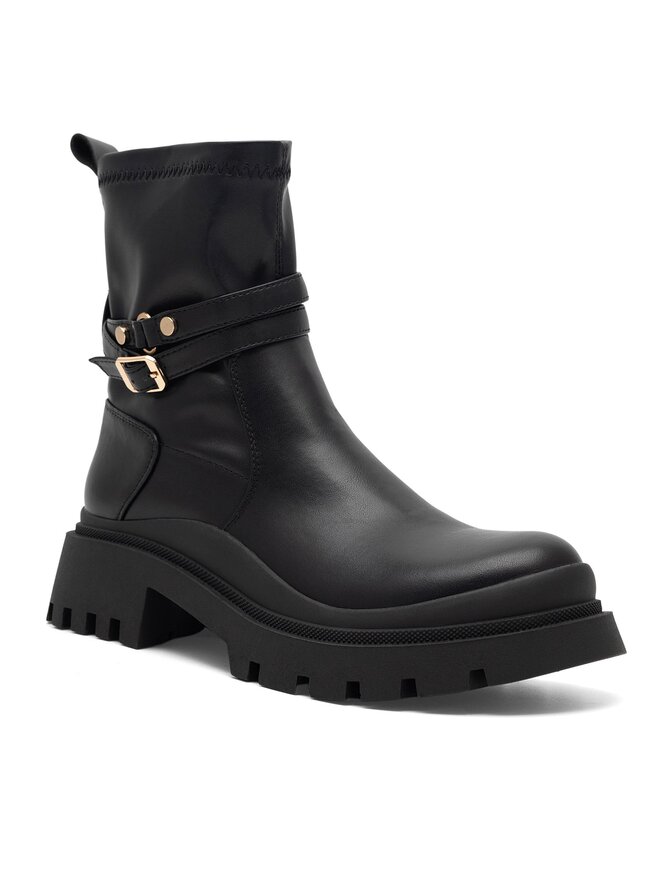 DeeZee Členková obuv DeeZee TINSLEY WS5650A-16 Čierna