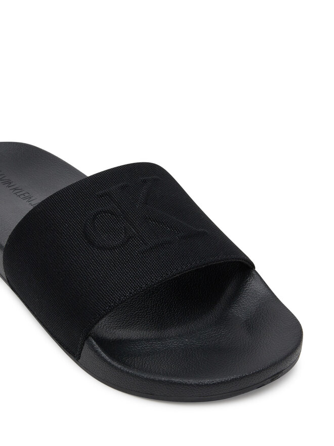 Calvin Klein Jeans Papucs Calvin Klein Jeans Slide Hf Mono Cv YM0YM01282 Fekete