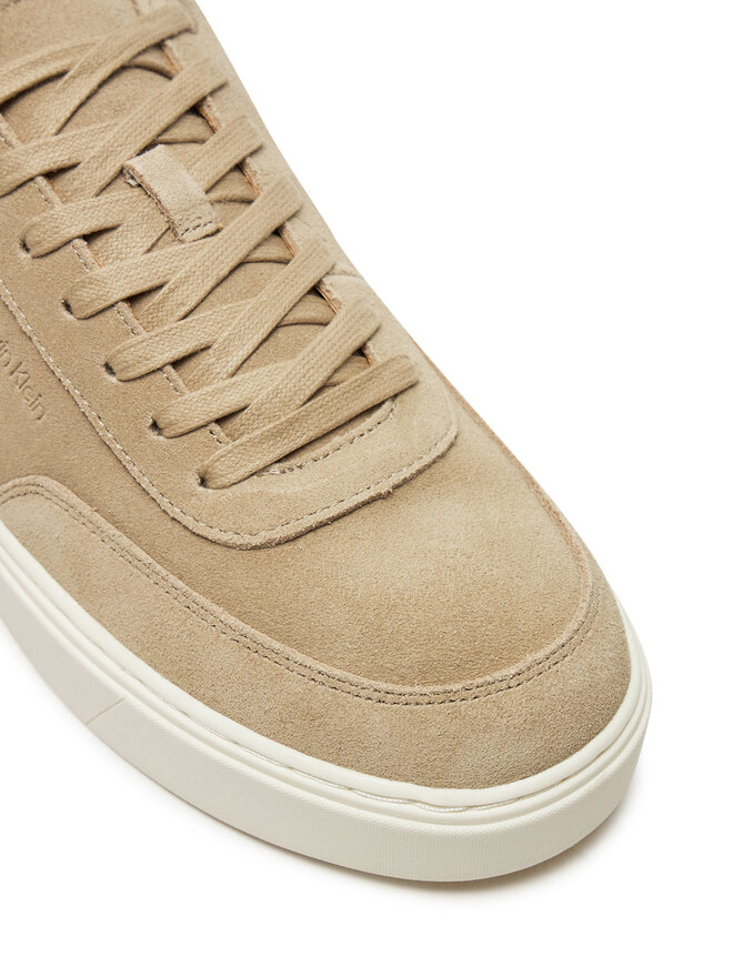 Calvin Klein Снікерcи Calvin Klein Lace Up Suede HM0HM01792 Бежевий
