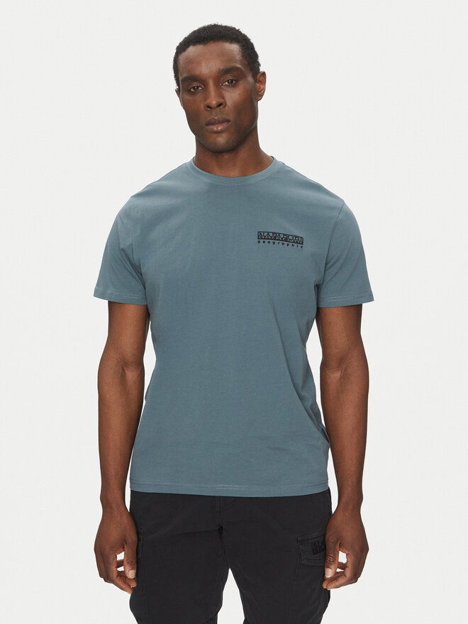 Napapijri Napapijri Camiseta S-Vignoni NP0A4ILX Azul Regular Fit