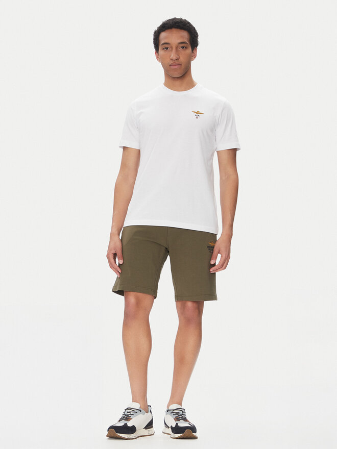 Aeronautica Militare Aeronautica Militare Camiseta 251TS1580J372 Blanco Regular Fit