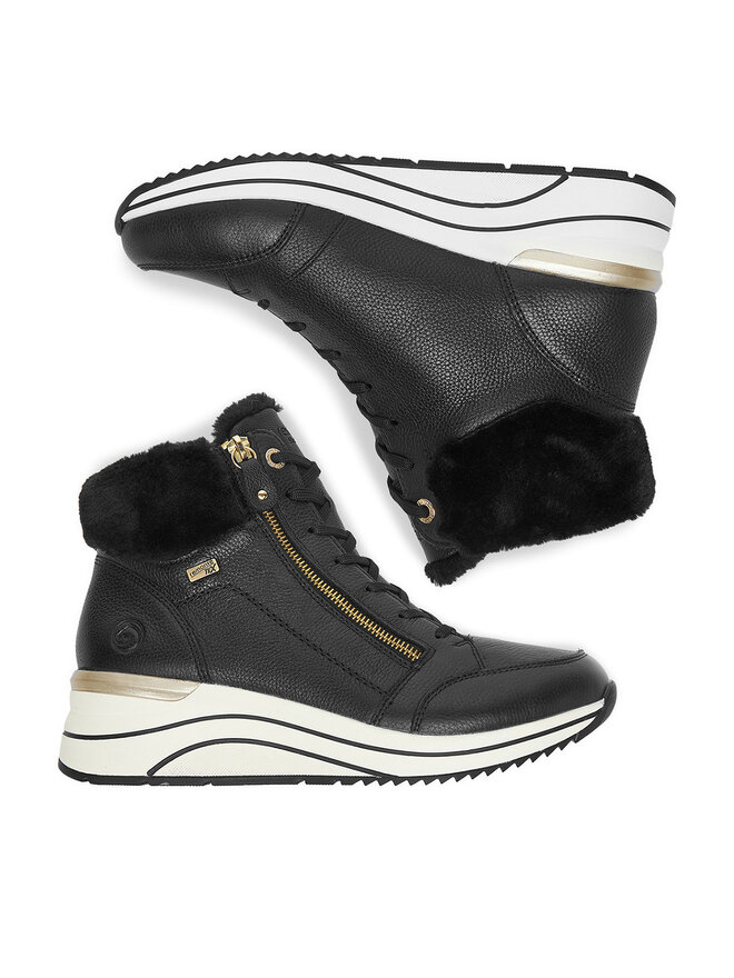 Remonte Botines planos Remonte CEO-D0T77-02 Negro