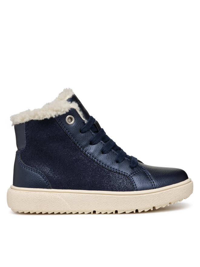 Geox Schnürschuhe Geox J Theleven Girl B Ab J46HTA 077BC C4021 D Dunkelblau