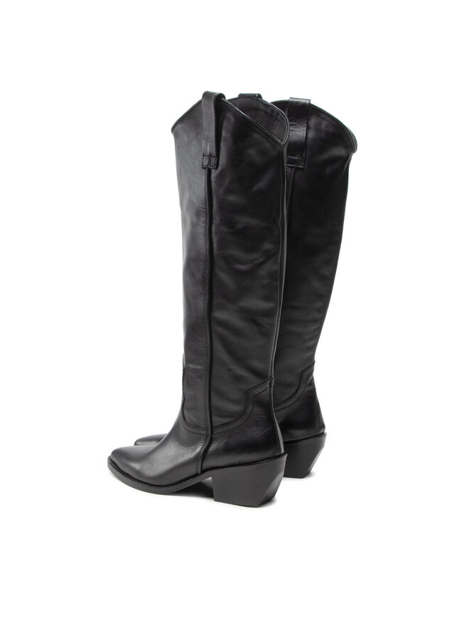 Simple Cizme și botine cowboy Simple SL-15-02-000093 Negru