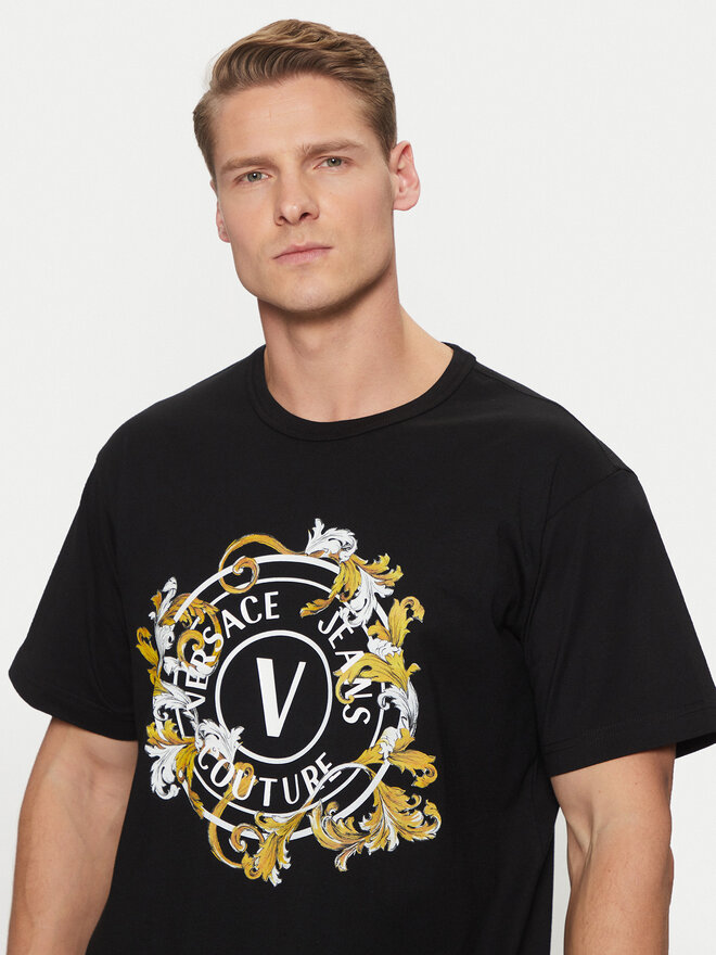 Versace Jeans Couture Versace Jeans Couture T-Shirt 78GAHC01 Schwarz Regular Fit