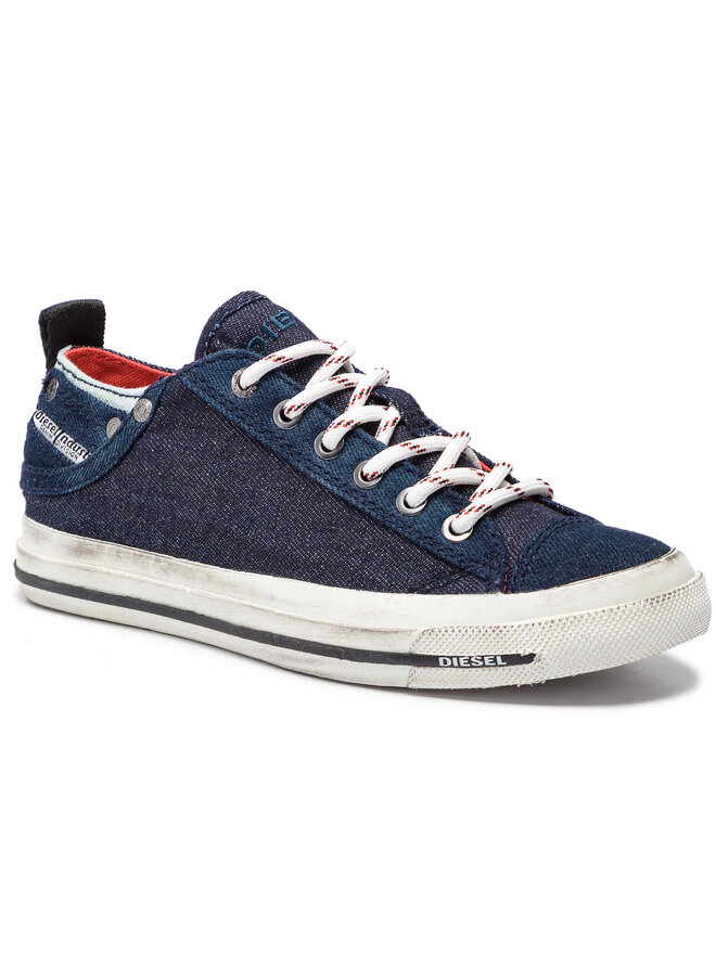 Zapatillas de tenis Diesel Exposure Iv Low W Y00637 P2180 H3303 Azul marino zapatos.es